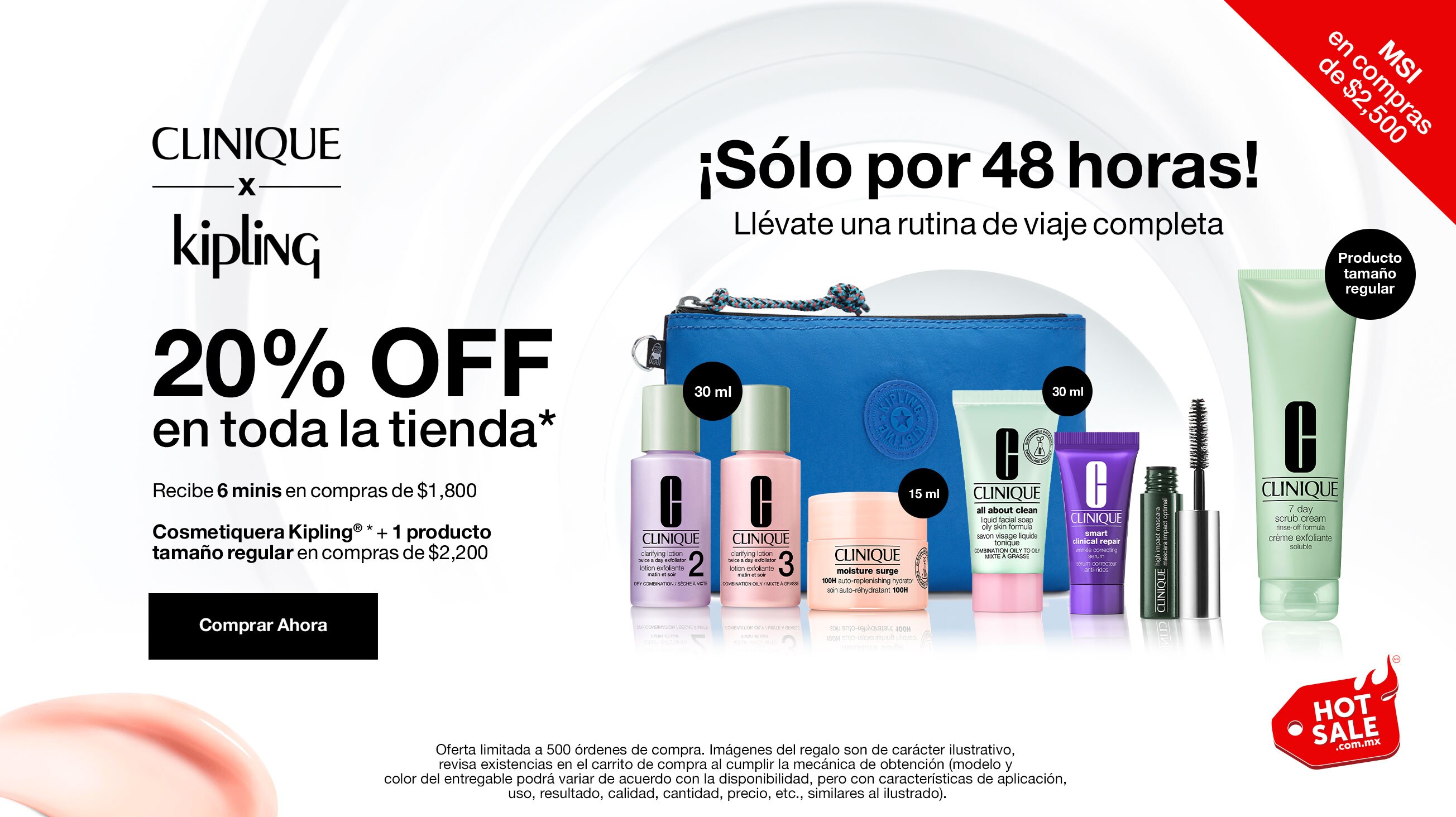 20% De descuento en todas las compras