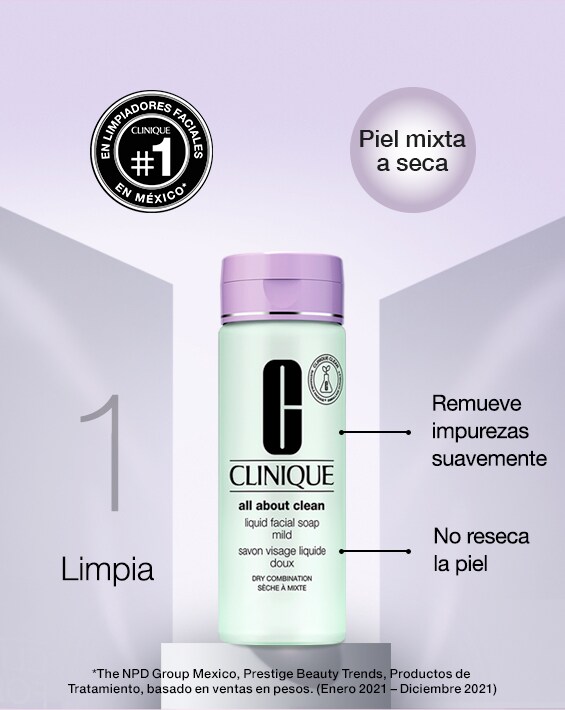 All about clean, limpiador de rostro, remueve impurezas a profundidad