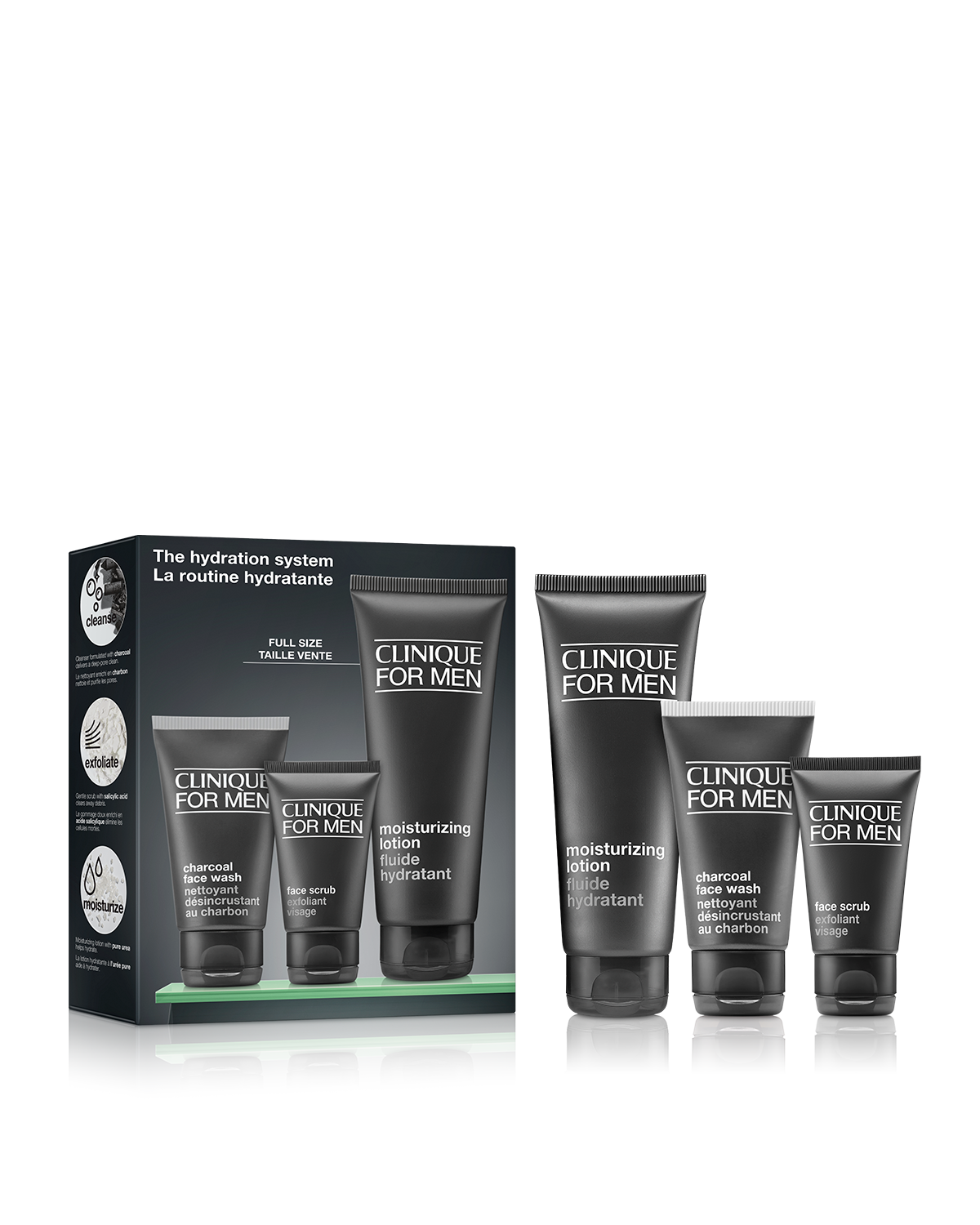 Set de Cuidado de la Piel Clinique For Men The Hydration System Skincare Set