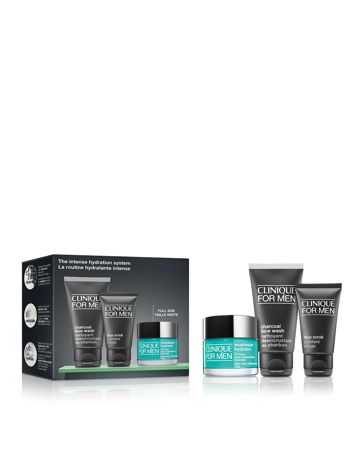 Set de Cuidado de la Piel Clinique For Men The Intense Hydration System