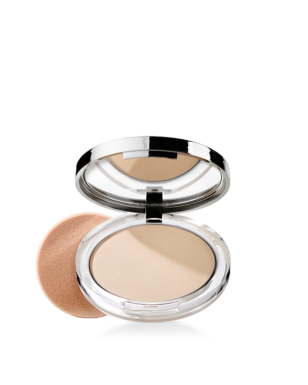 Polvo Compacto Stay-Matte Sheer, Beneficios Controla la grasa.Tipos de piel 2, 3, 4 Fórmula que absorbe el brillo, libre de aceites. Ideal para pieles y zonas grasas. La piel permanece con una apariencia y sensación fresca.
