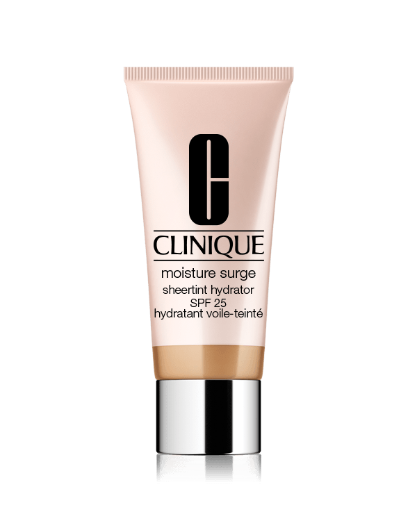 Moisture Surge™ Sheertint Hydrator SPF 25, Hidratante con color que proporciona humedad al instante y durante 12 horas con alta protección y un tinte ligero de color que perfecciona la piel. De cobertura ligera para un acabado natural.&lt;br&gt;&lt;br&gt;