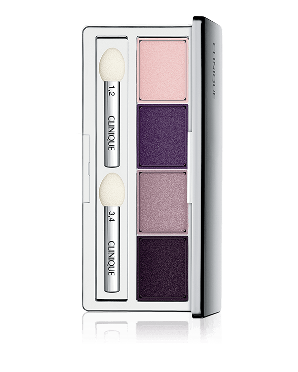 All About Shadow™ Quad, Beneficios Sombra para ojos en una paleta versátil.Crea una amplia gama de looks, de naturales a dramáticos. Lujosa y de larga duración.