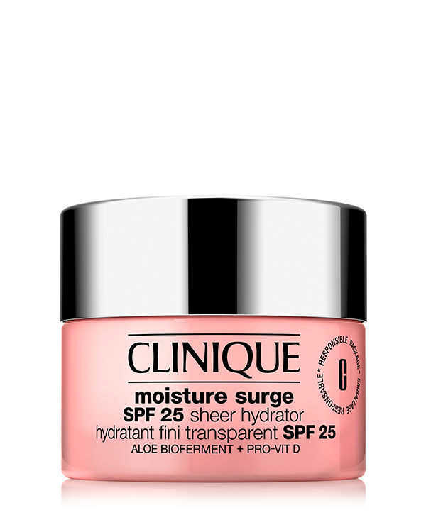 Moisture Surge™ SPF 25 Sheer Hydrator, Crema Hidratante con Protección Solar.