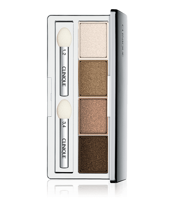 Sombra para Ojos All About Shadow™ Quad, Beneficios Sombra para ojos en una paleta versátil.Crea una amplia gama de looks, de naturales a dramáticos. Lujosa y de larga duración.
