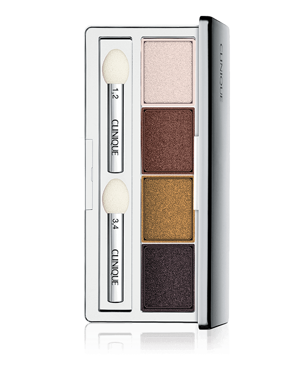 Sombra para Ojos All About Shadow™ Quad, Beneficios Sombra para ojos en una paleta versátil.Crea una amplia gama de looks, de naturales a dramáticos. Lujosa y de larga duración.