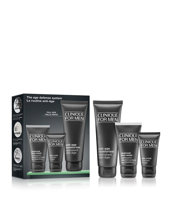Set de Cuidado de la Piel Clinique For Men The Age Defense System, 