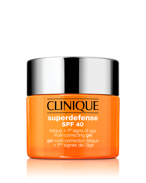 Superdefense™ SPF 40 Fatigue + 1st Signs of Age Multi-Correcting Gel, Humectante con protector solar en gel.